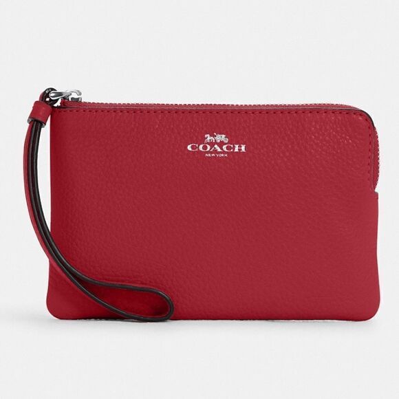 Coach Corner Zip Wristlet - Picture 1 of 2